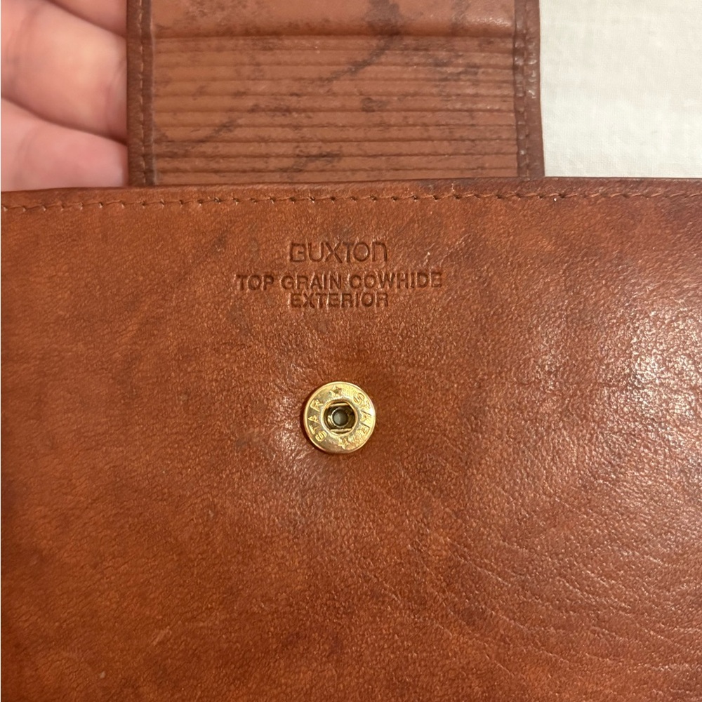 Buxton Tan Genuine Leather Wallet - Picture 4 of 8